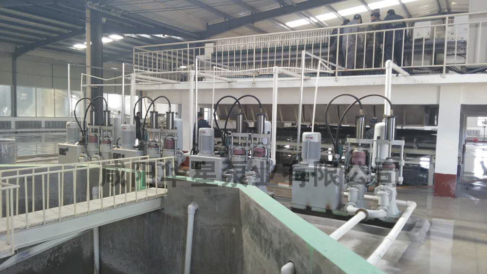 高嶺土行業咸陽柱塞泵使用現場