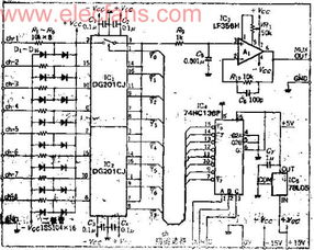 由通用元件組成的8路模擬切換器